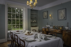Guests can enjoy breakfast in our stunning dining room